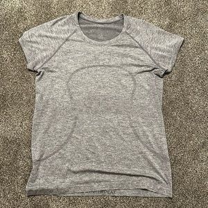 Gray Lululemon Swiftly Tee